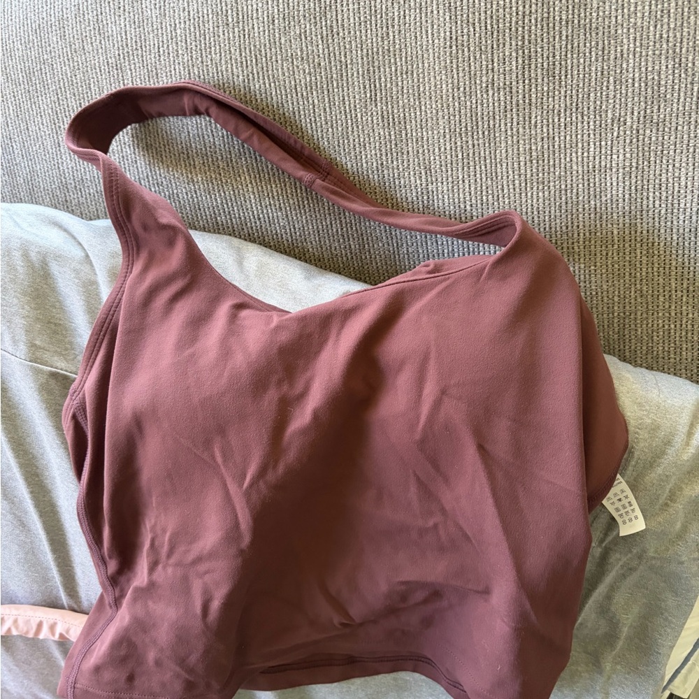 CRZ YOGA brown halter active top